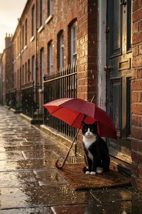 Scene from the Short Raining Cats and Dogs